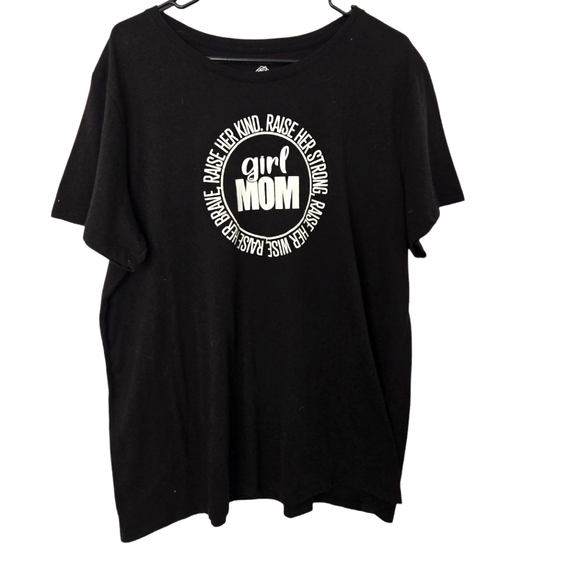 Black 'Girl Mom' Tshirt Size 3x - Picture 1 of 2